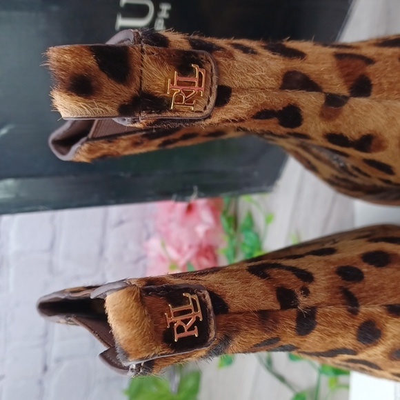 Lauren Ralph Lauren Mariana Boot Calf Hair NIB - Picture 6 of 13